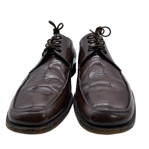 Prada Vintage Lace Up Derby Dress Shoes Men’s Sz UK 8.5 - US 9.5 Brown Leather. - Picture 6 of 13